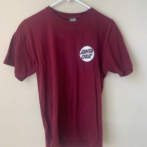 santa cruz skateboarding t-shirt